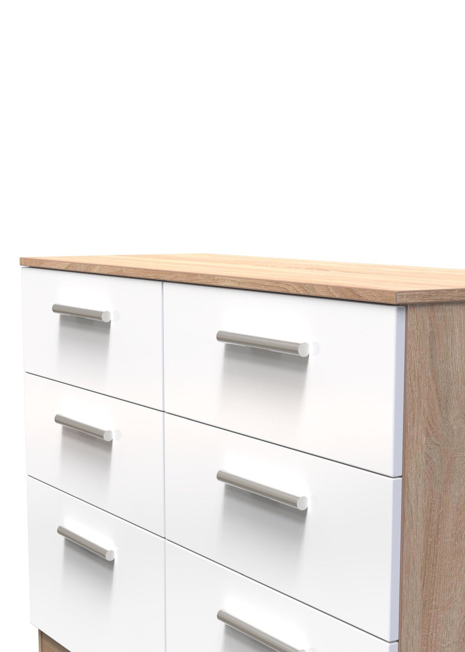 Swift Prague 6 Drawer Chest (79.5cm x 41.5cm x 112cm)
