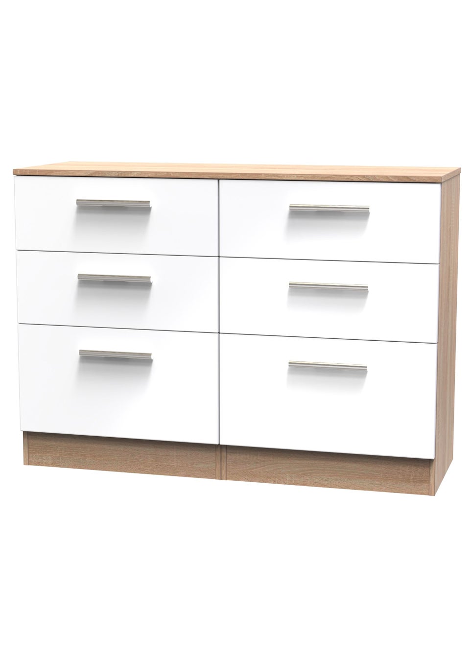 Swift Prague 6 Drawer Chest (79.5cm x 41.5cm x 112cm)