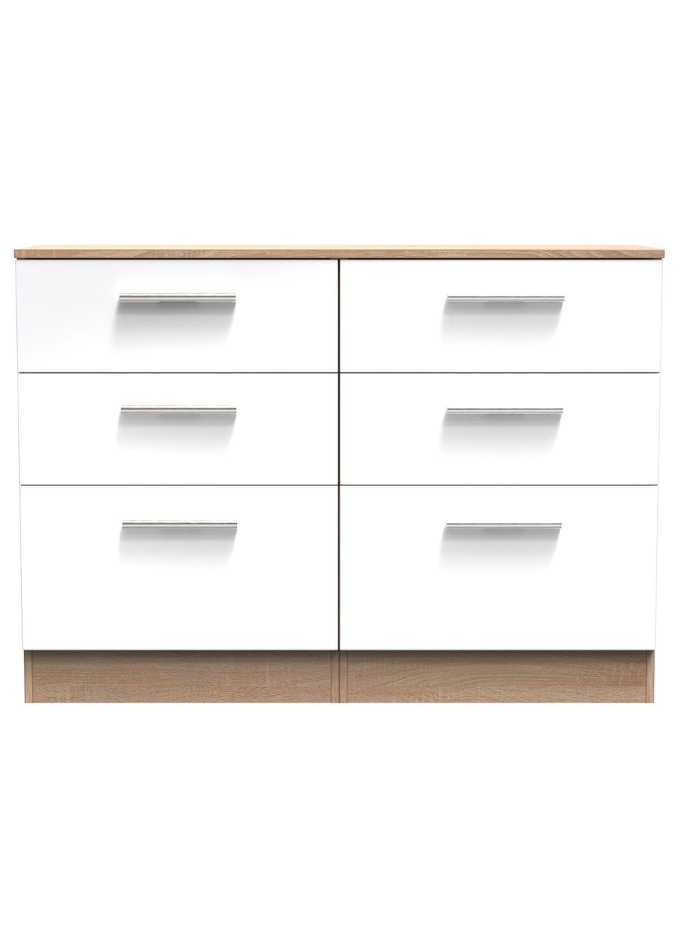 Swift Prague 6 Drawer Wide Chest (78.8cm x 112cm x 41.5cm)