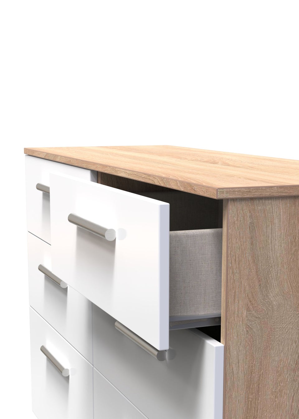 Swift Prague 6 Drawer Chest (79.5cm x 41.5cm x 112cm)