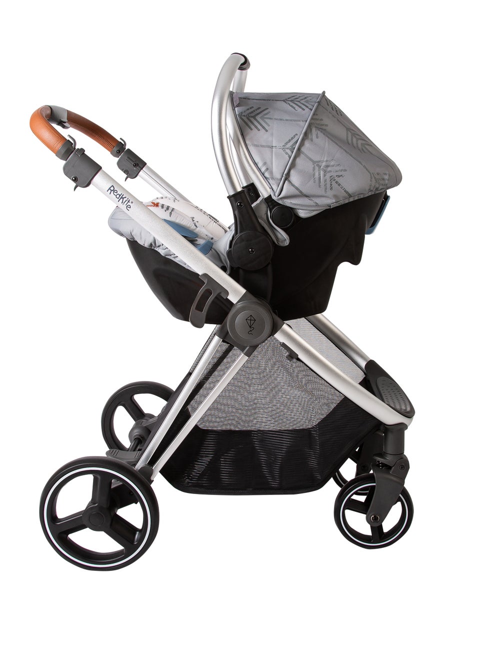 Red Kite Push Me Pace Shadow 3 in 1 Travel System Pram (105.5cm x 59cm x 92cm)