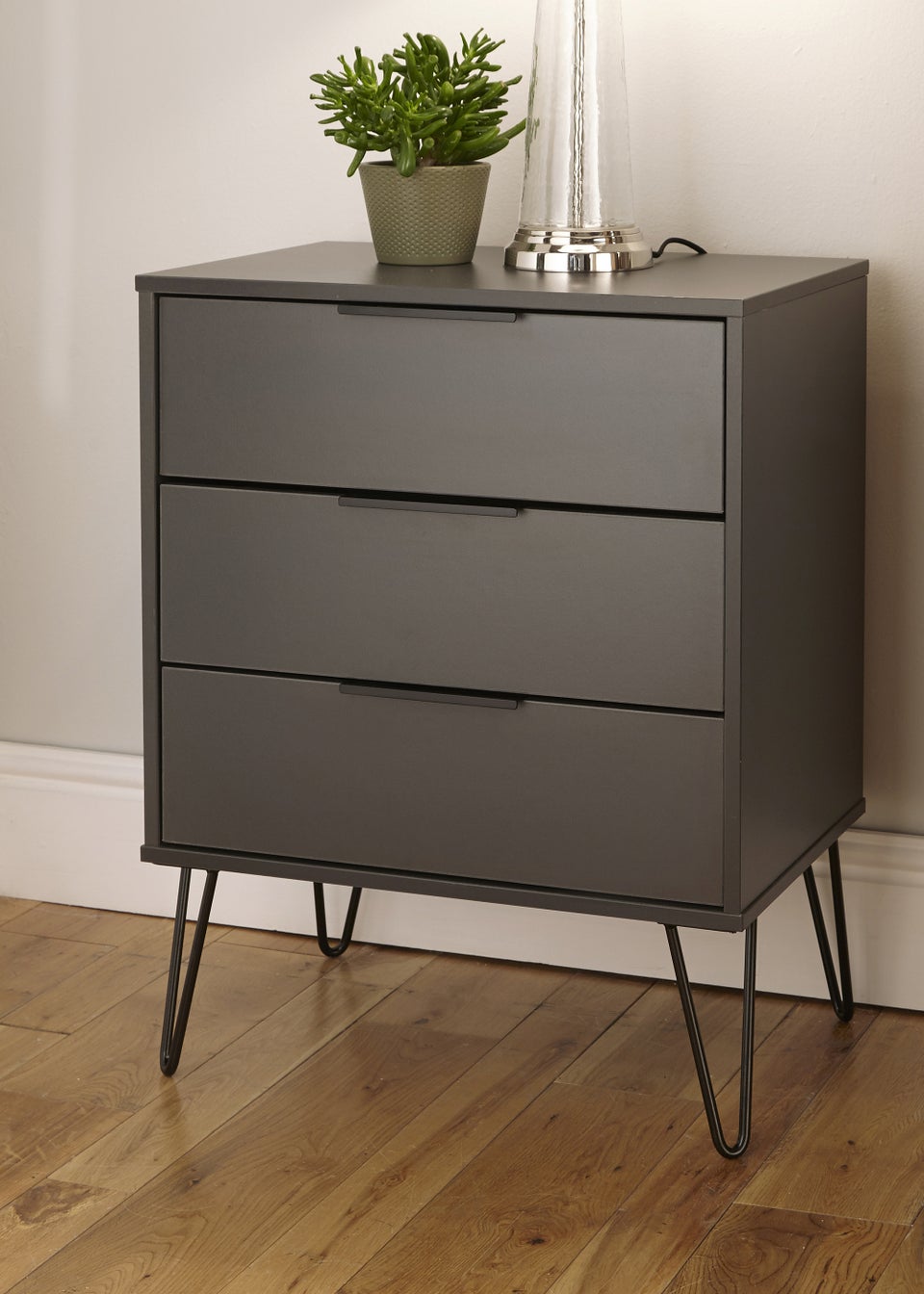 Swift Milano 3 Drawer Midi Chest (74cm x 57.5cm x 39.5cm)