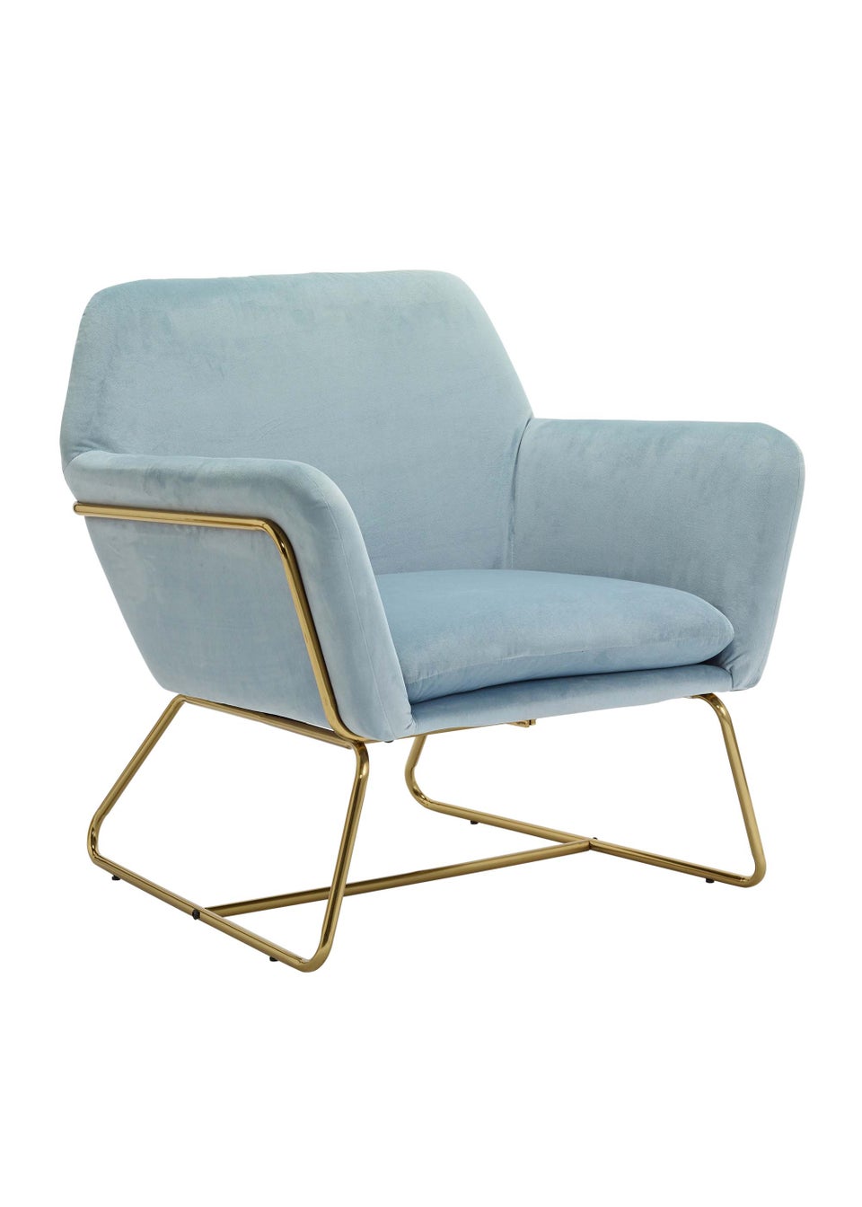 LPD Furniture Charles Armchair Sky Blue (765x660x755mm)