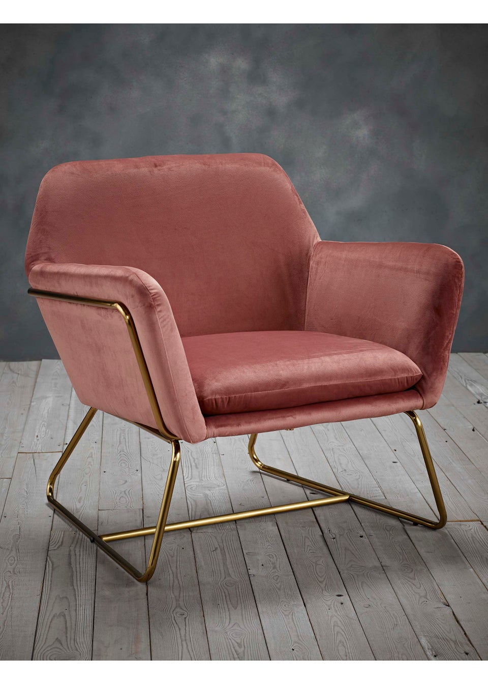 LPD Furniture Charles Armchair Vintage Pink (765x660x755mm)