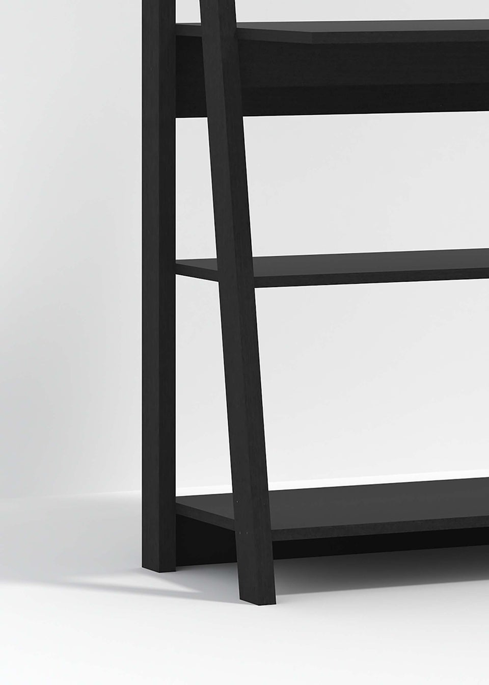 LPD Furniture Tiva Ladder Desk Black (1754x500x840mm)