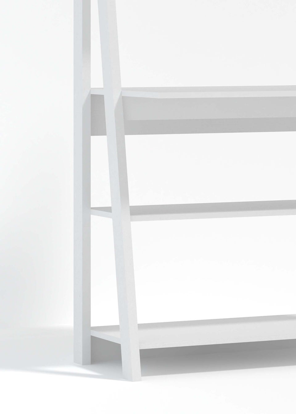 LPD Furniture Tiva Ladder Desk White (1754x500x840mm)