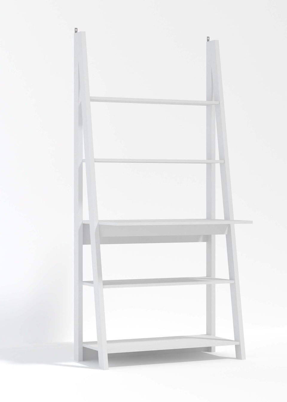 LPD Furniture Tiva Ladder Desk White (1754x500x840mm)
