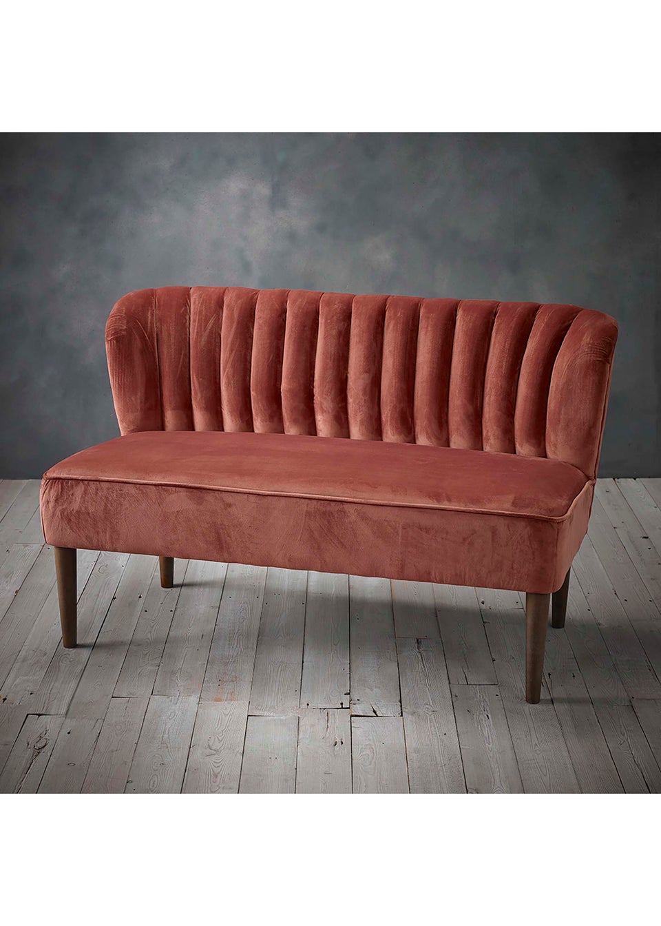 LPD Furniture Bella 2 Seater Sofa Pink