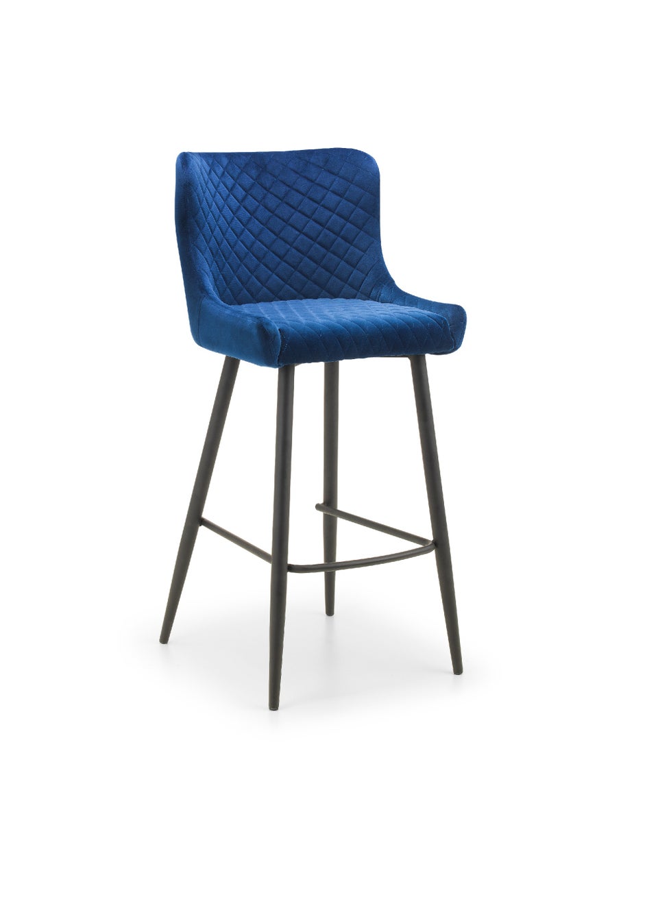 Julian Bowen Luxe Velvet Bar Stool 105 x 46 x 54 cm