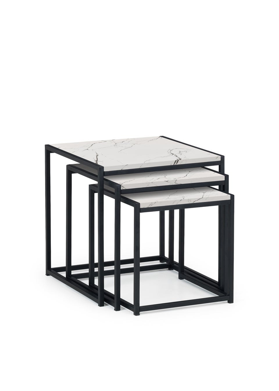 Julian Bowen Tribeca Nest Of 3 Tables (45 x 45 x 45 cm)