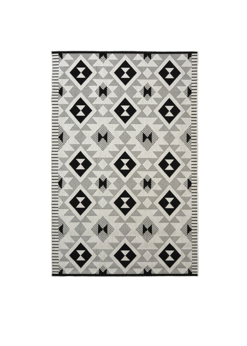 Homemaker Indoor/Outdoor Geo Chequed Rug