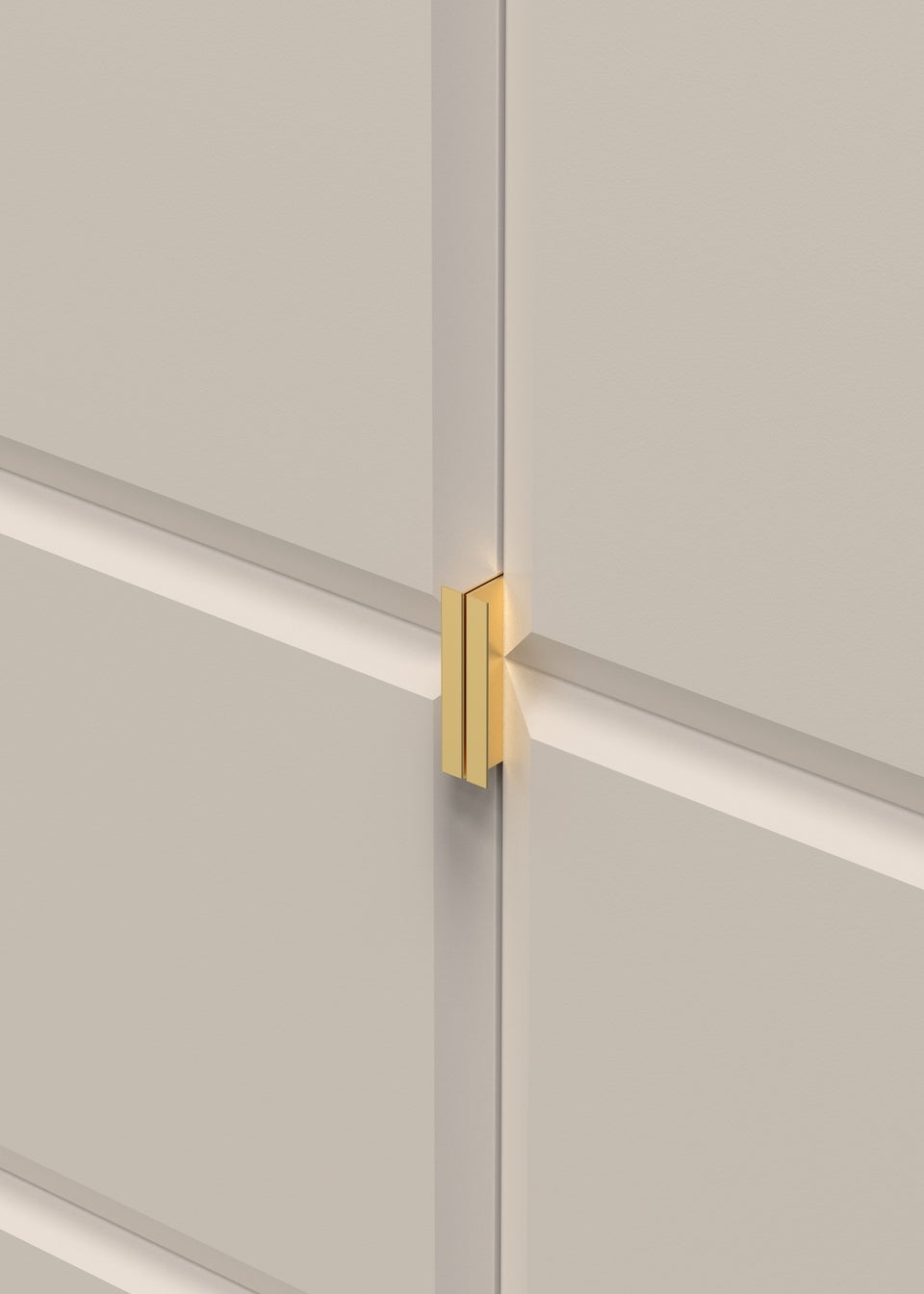 Swift Cube 2 Door Tall Wardrobe (197cm x 53cm x 74cm)