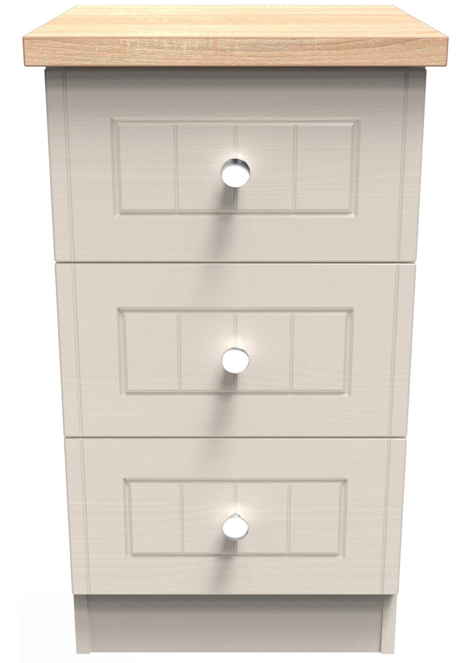 Swift Vienna Ivory 3 Drawer Cabinet (69.5cm x 39.5cm x 41.5cm)