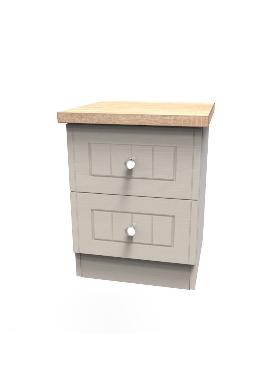 Swift Vienna 2 Drawer Bedside Cabinet (50.5cm x 41.5cm x 39.5cm)
