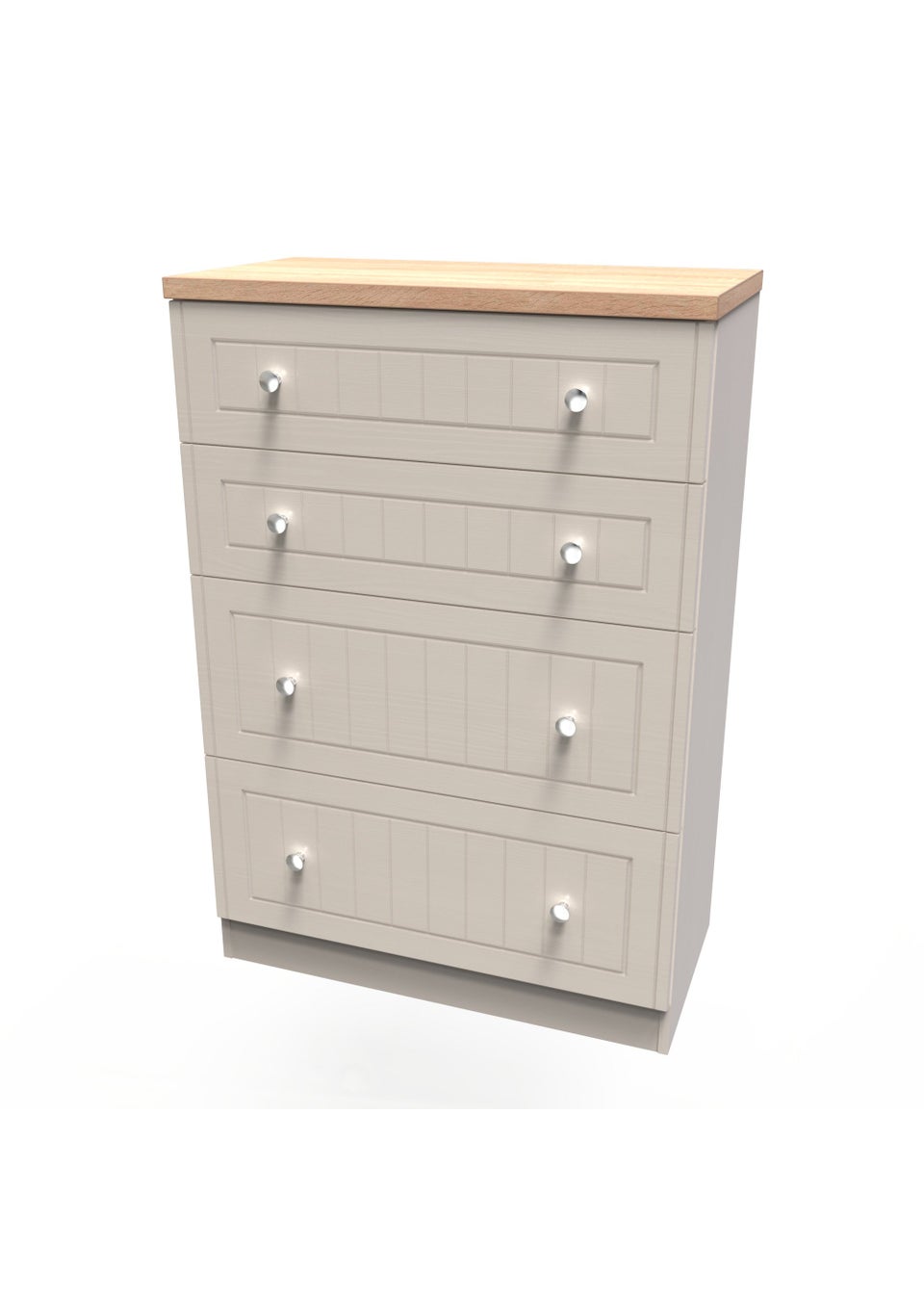 Swift Vienna 4 Drawer Deep Chest (107.5cm x 41.5cm x 76.5cm)