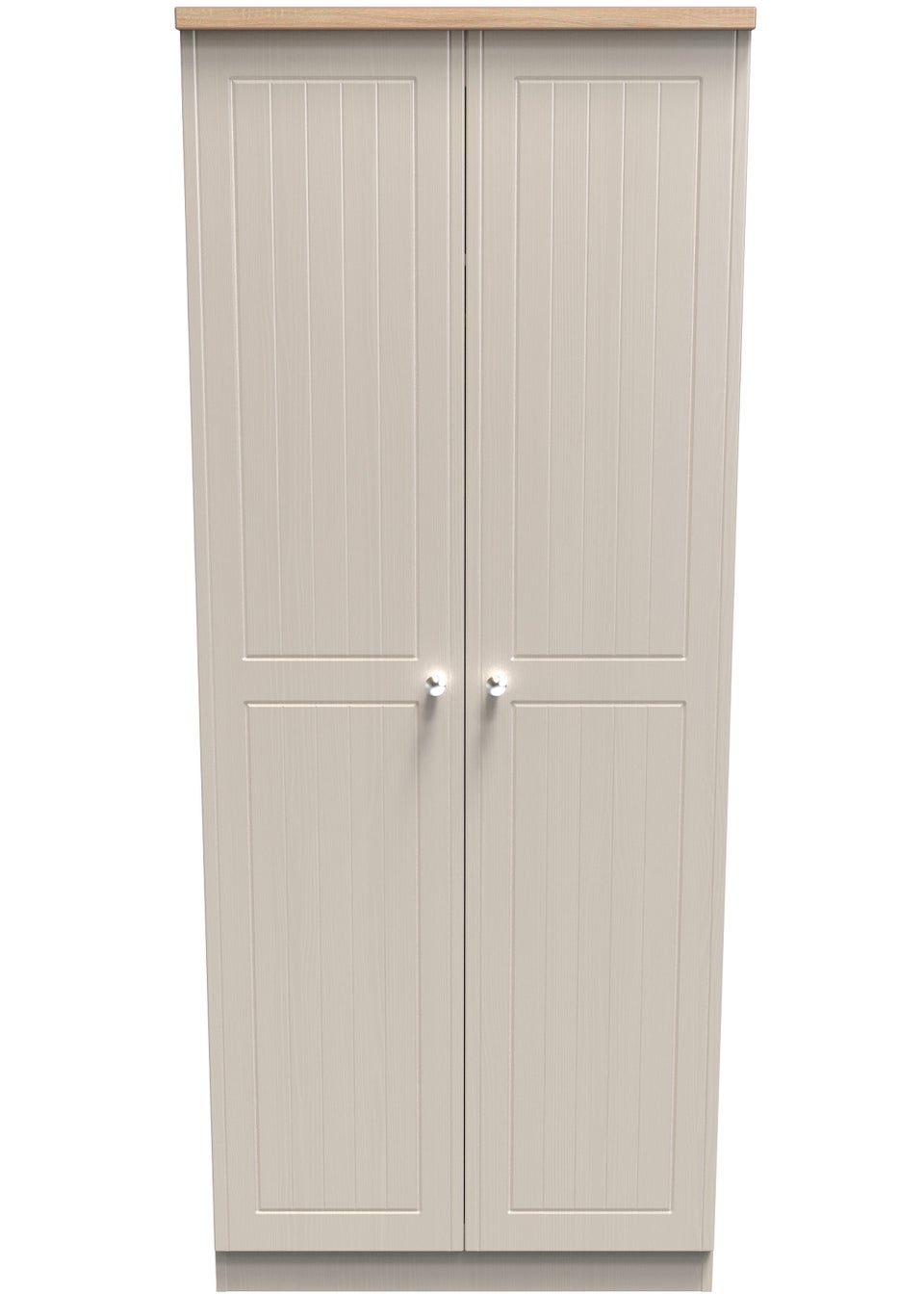 Swift Vienna Ivory 2 Door Wardrobe (182.5cm x 74cm x 53cm)