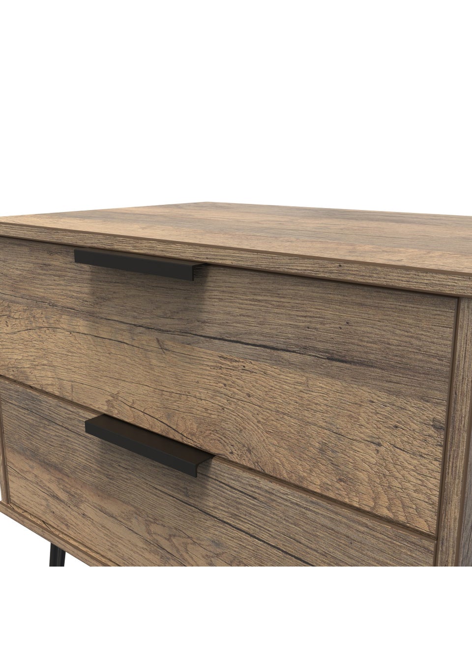Swift Milano 2 Drawer Midi Chest (52.5cm x 39.5cm x 57cm)