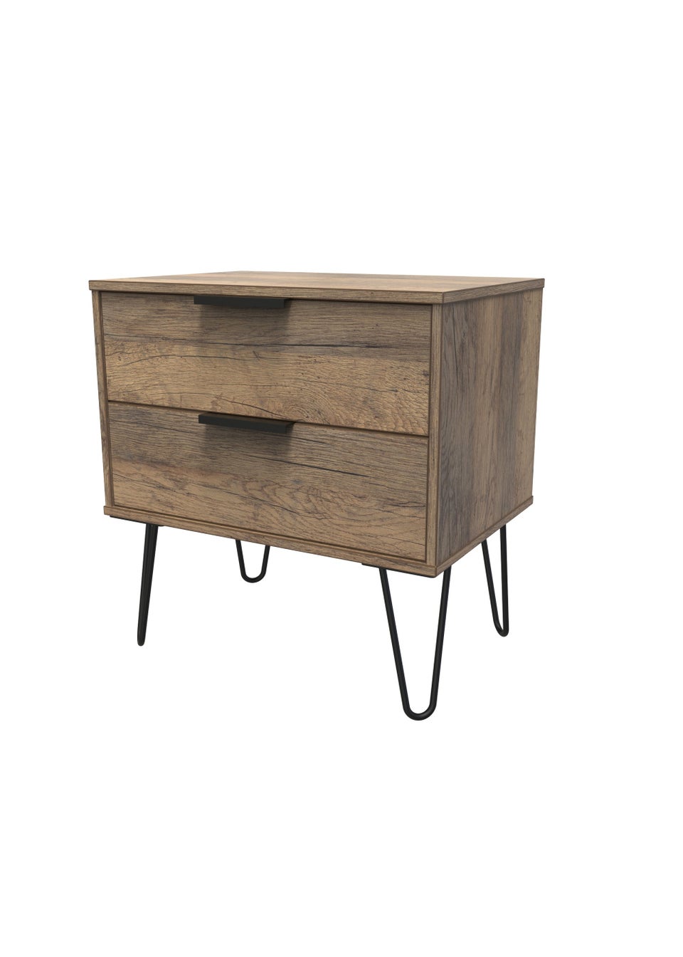 Swift Milano 2 Drawer Midi Chest (52.5cm x 39.5cm x 57cm)