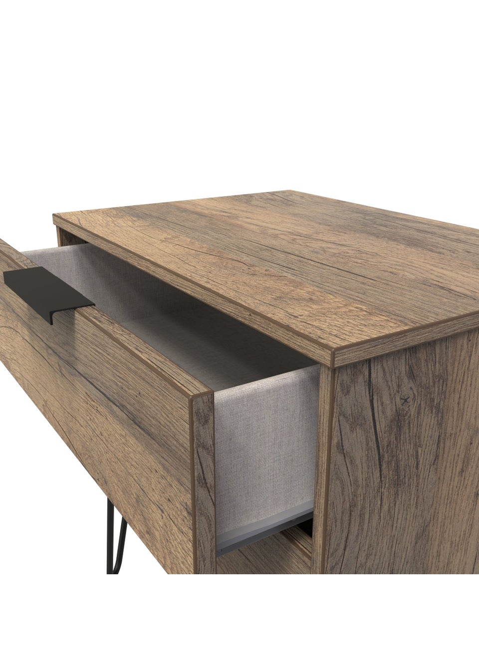 Swift Milano 2 Drawer Midi Chest (52.5cm x 39.5cm x 57cm)
