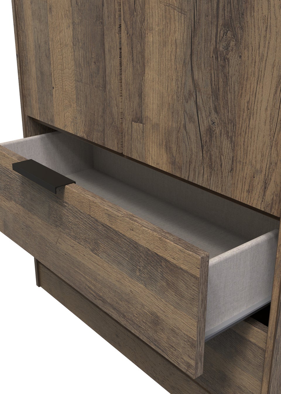 Swift Milano Tall 2 Drawer Wardrobe (197cm x 53cm x 74cm)