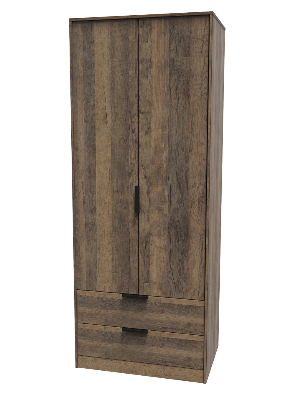 Swift Milano Tall 2 Drawer Wardrobe (197cm x 53cm x 74cm)