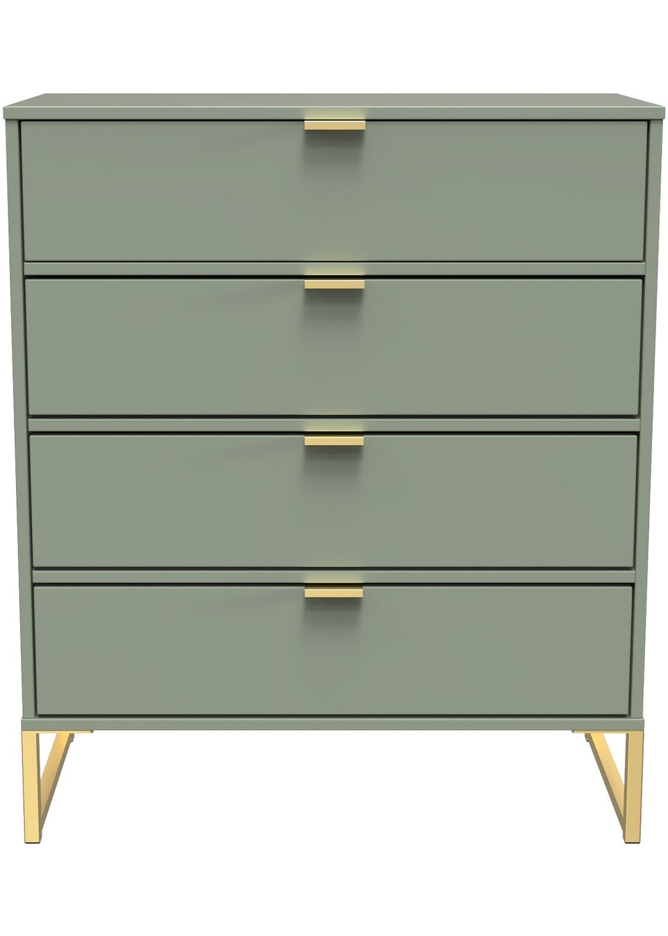 Swift Cordoba 4 Drawer Chest of Drawers (91.5cm x 77cm x 39.5cm)