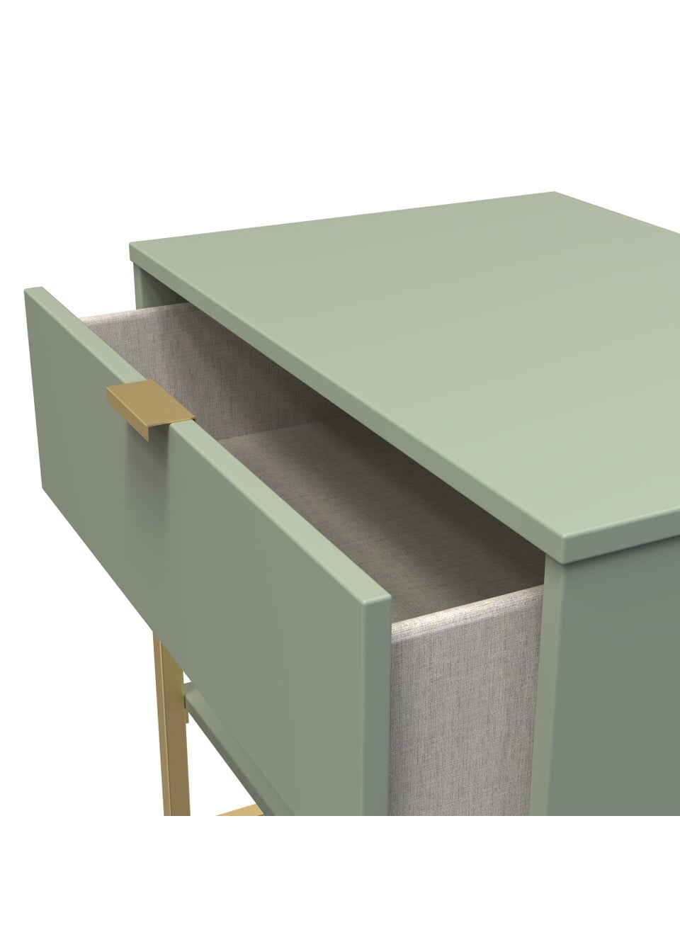 Swift Cordoba Single 1 Drawer Bedside Cabinet (58cm x 39.5cm x 57.5cm)