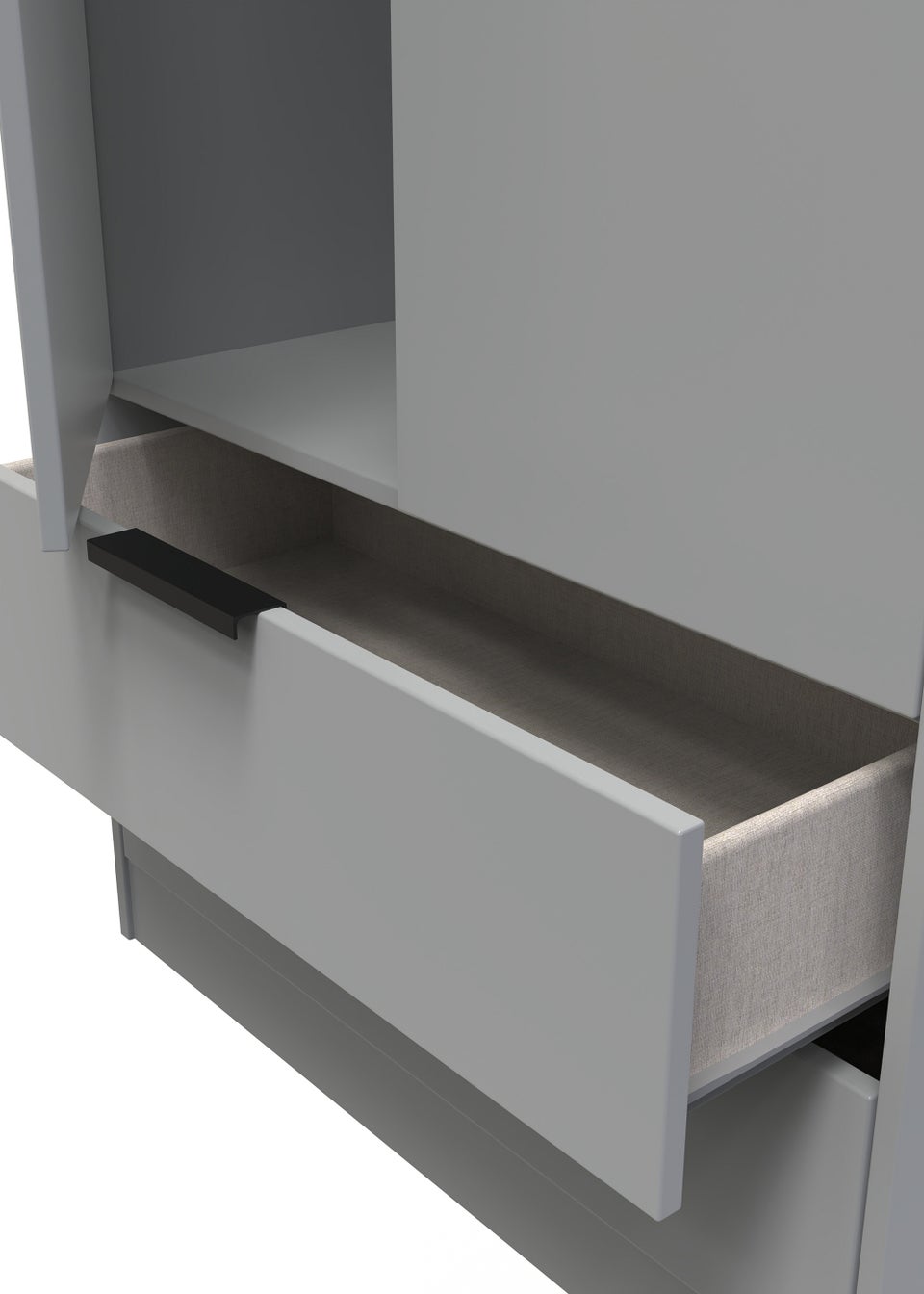 Swift Cordoba Tall 2 Drawer Wardrobe (197cm x 74cm x 53cm)
