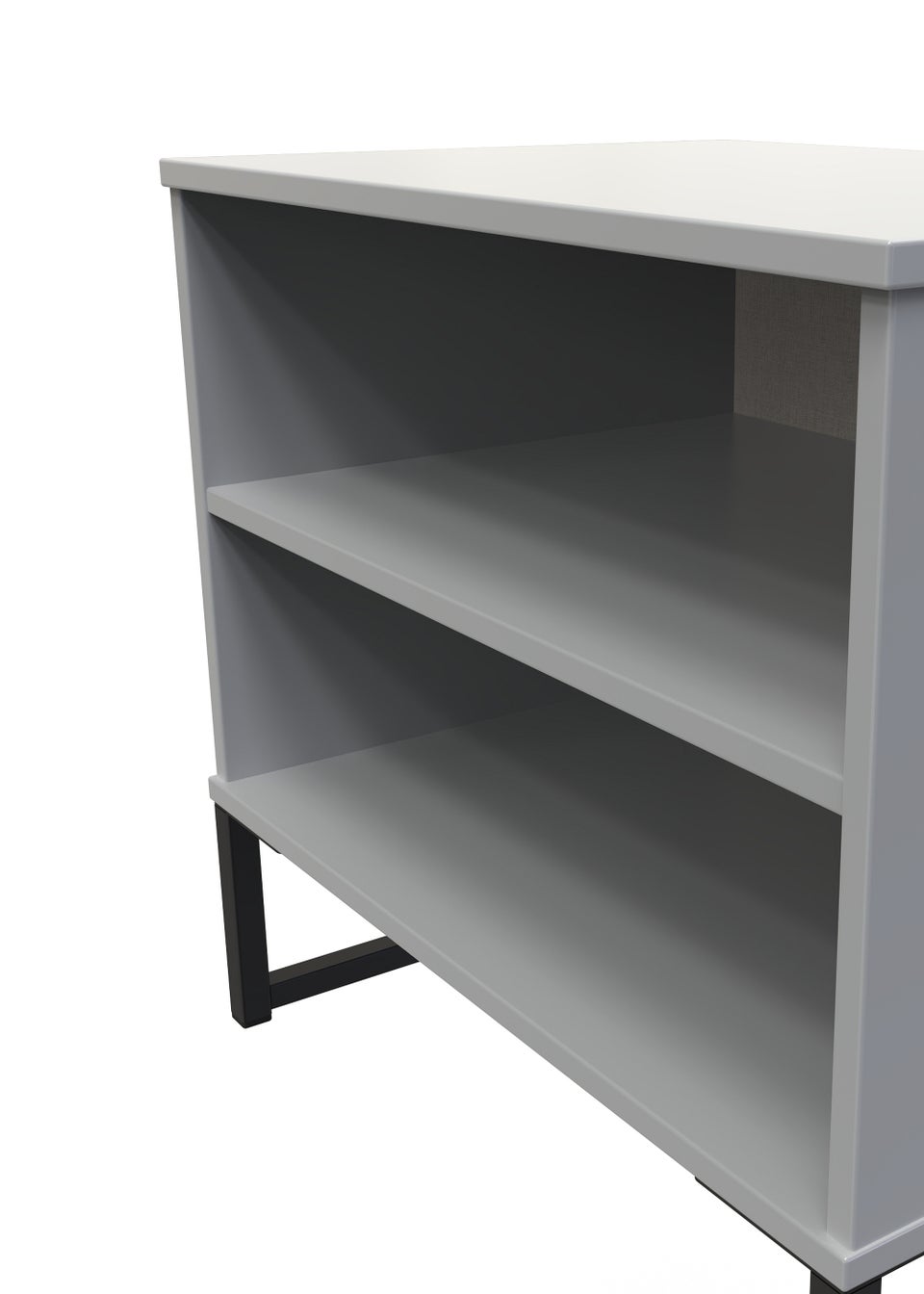 Swift Cordoba Double Open Bedside Cabinet (54cm x 57.5cm x 39.5cm)