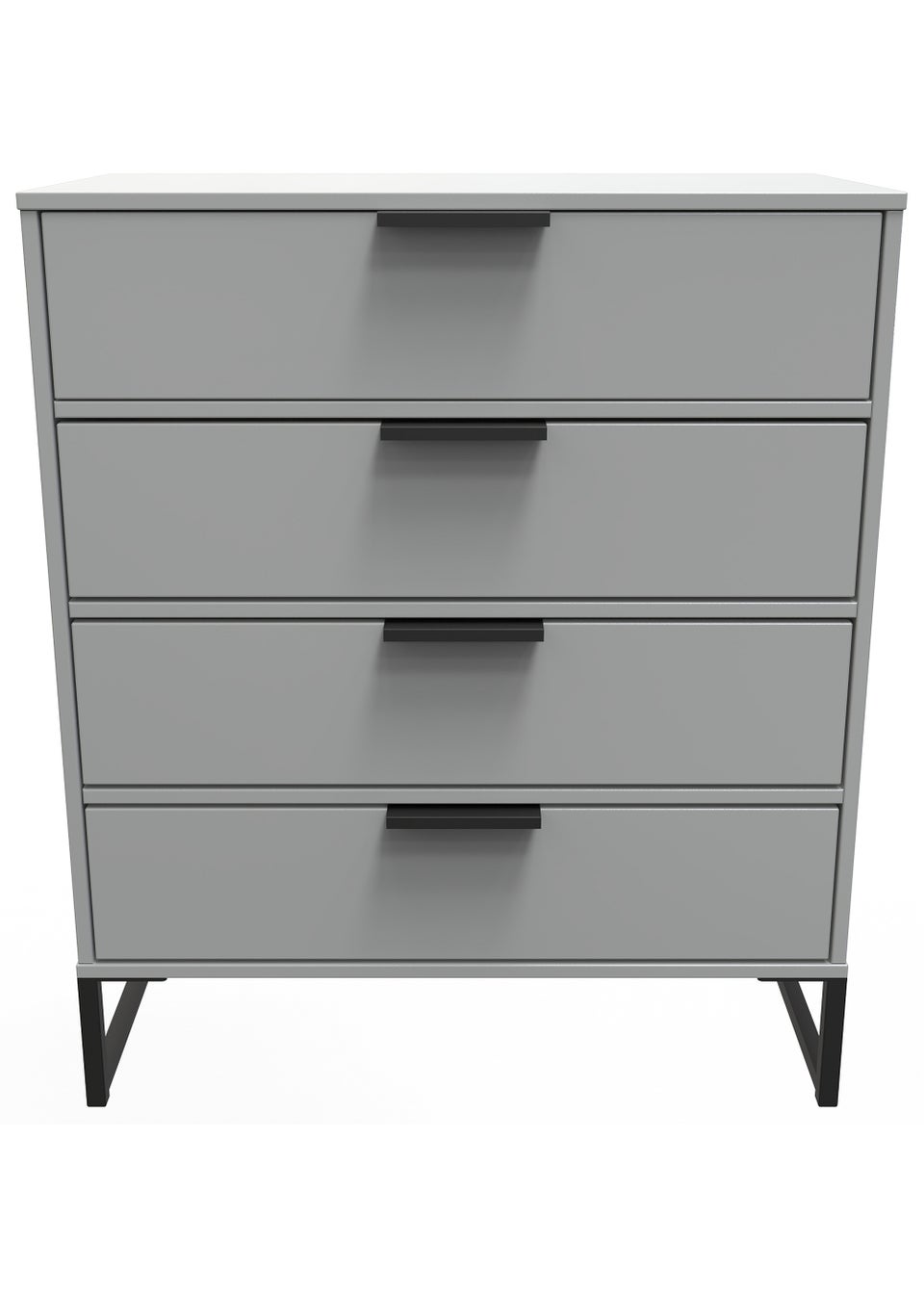 Swift Cordoba 4 Drawer Chest of Drawers (91cm x 39.5cm x 76cm)