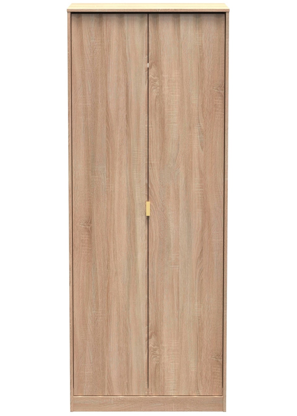 Swift Prism 2 Door Wardrobe (197cm x 74cm x 53cm)