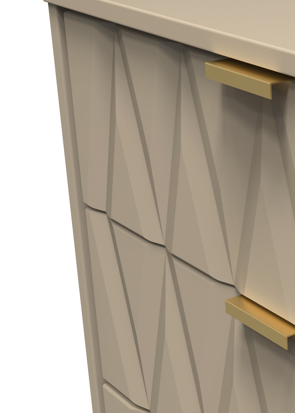 Swift Prism 3 Drawer Midi Chest (74cm x 39.5cm x 57.5cm)