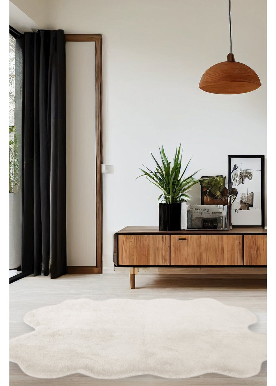 Homemaker Luxury Fur Quad Rug