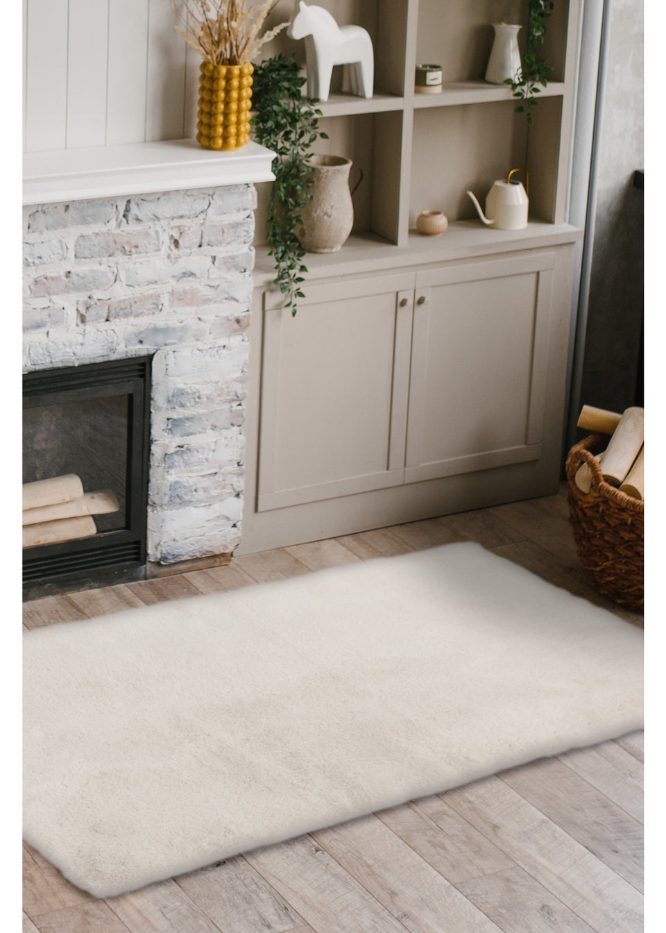 Homemaker Luxury Fur Oblong Runners