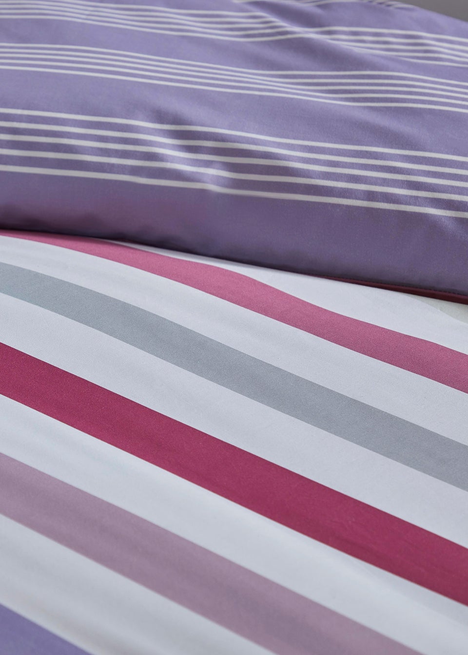 Fusion Carlson Stripe Reversible Duvet Cover