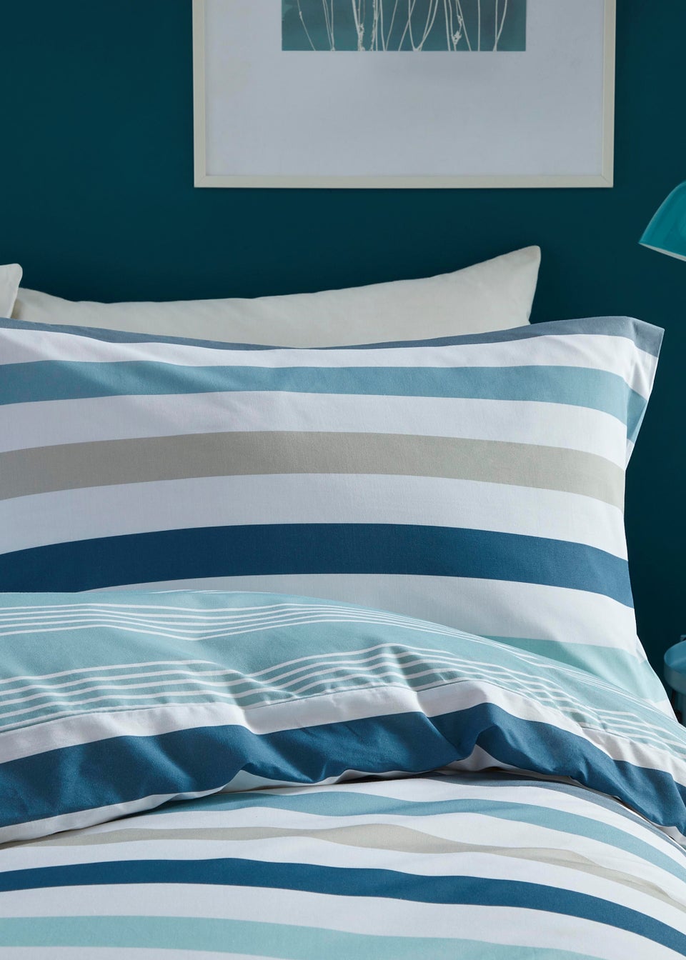 Fusion Carlson Stripe Blue Duvet Cover Set
