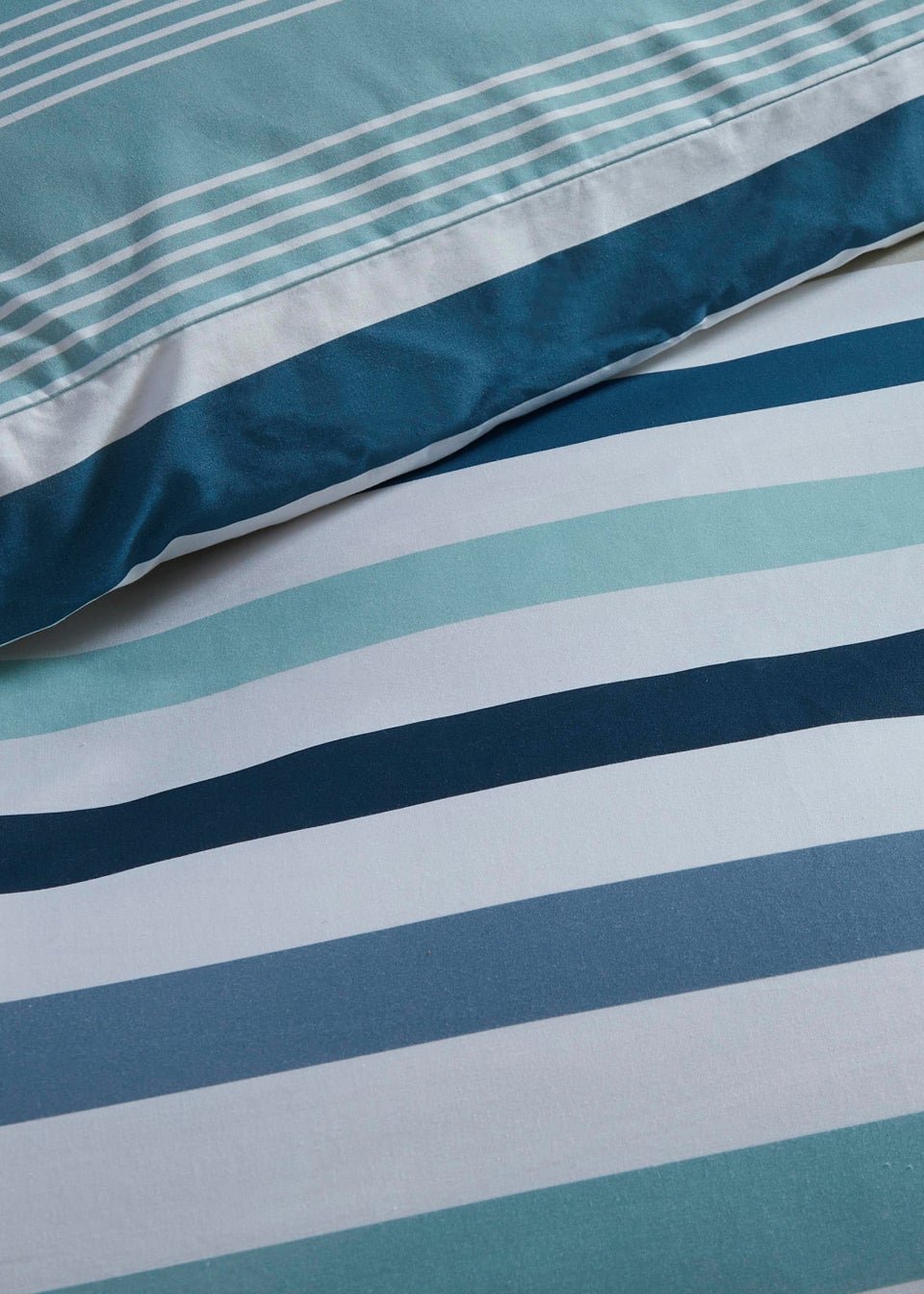 Fusion Carlson Stripe Blue Duvet Cover Set