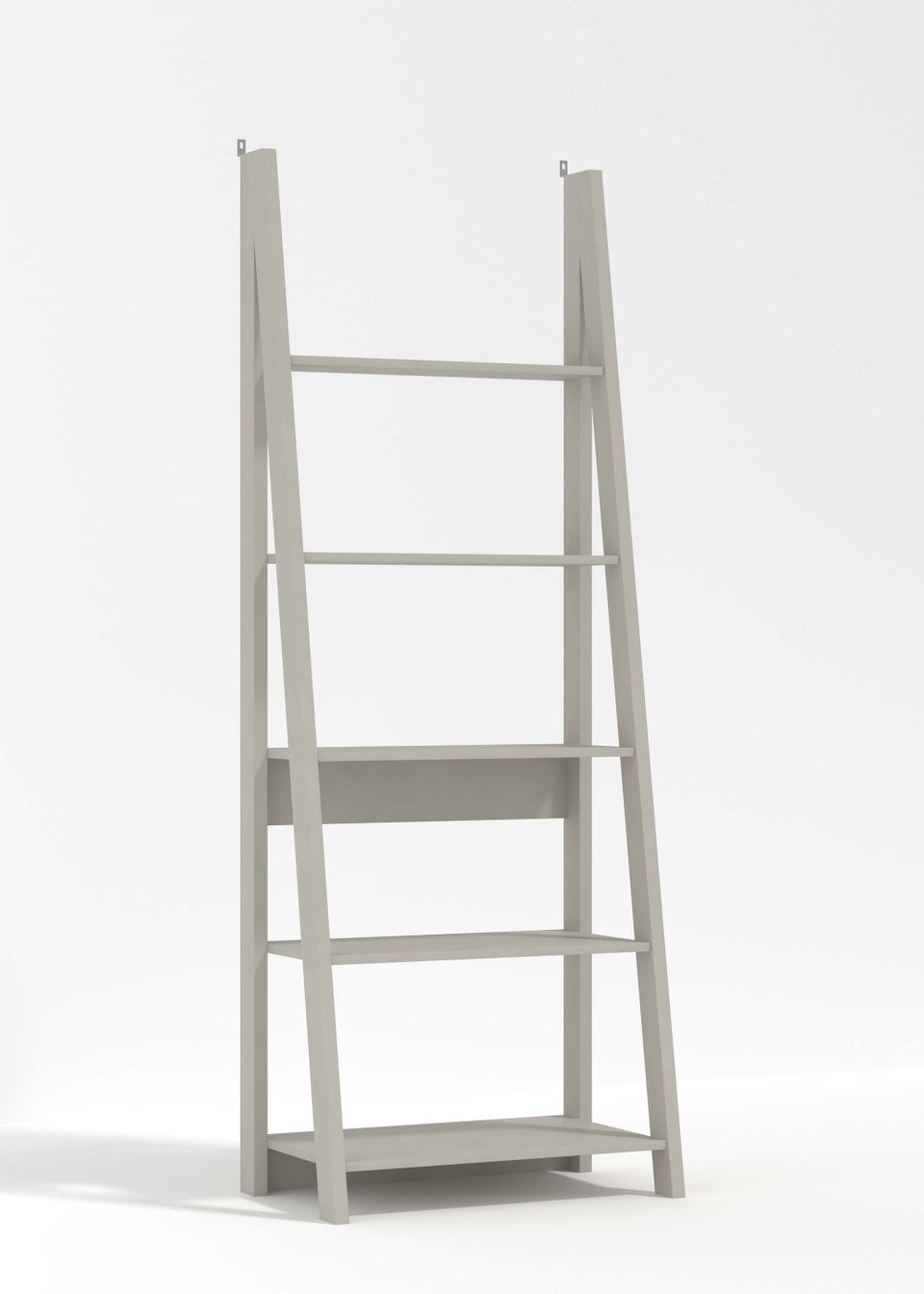 Ladder shop bookcase grey