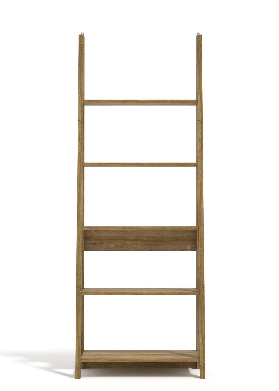 LPD Furniture Tiva Ladder Bookcase Oak (1754x386x640mm)