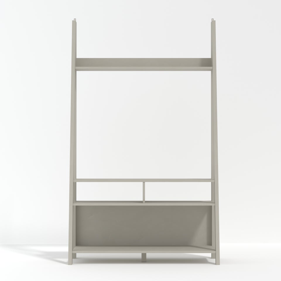 LPD Furniture Tiva Ladder TV Unit Grey (1754x386x1050mm)
