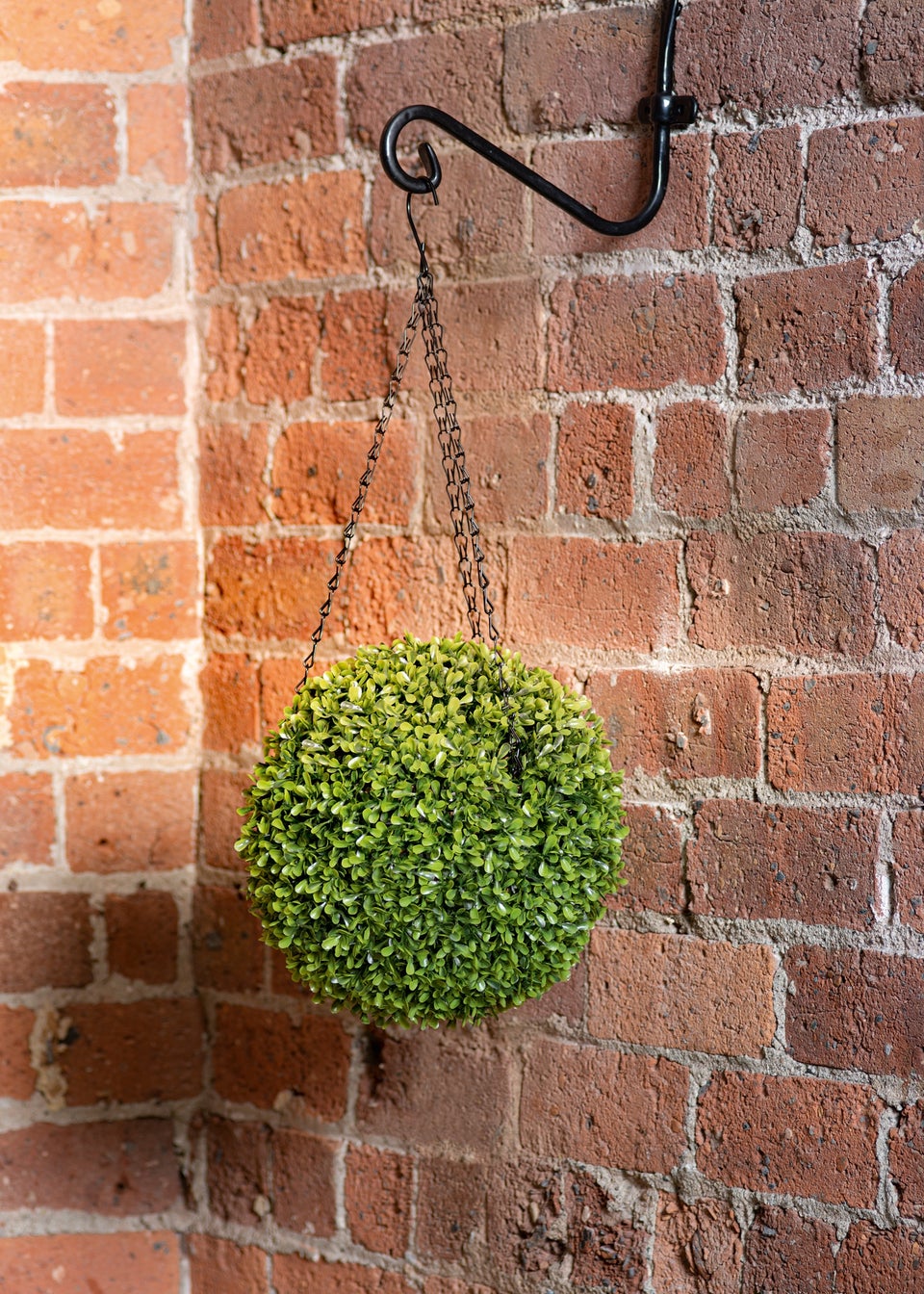 Premier Decorations Lit 25cm Topiary Ball with Warm White LEDs