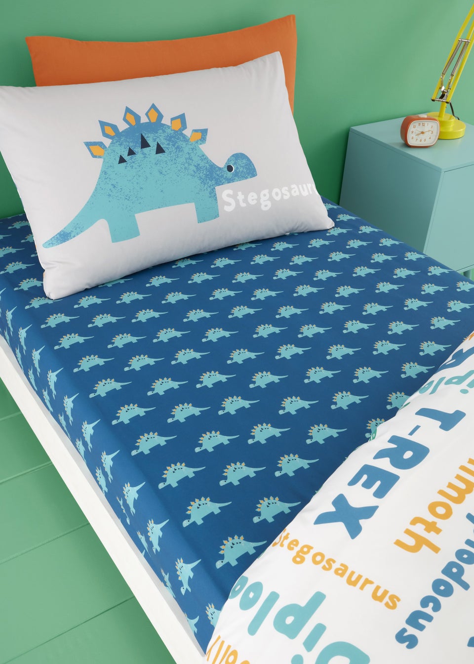 Cosatto 2 Pack D Is For Dino Fitted Bed Sheets