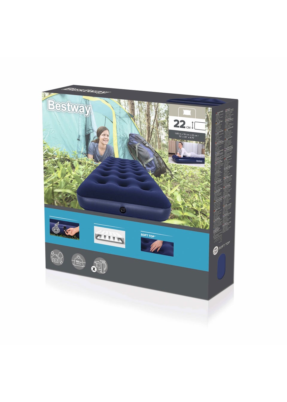 Bestway Single Flocked Airbed