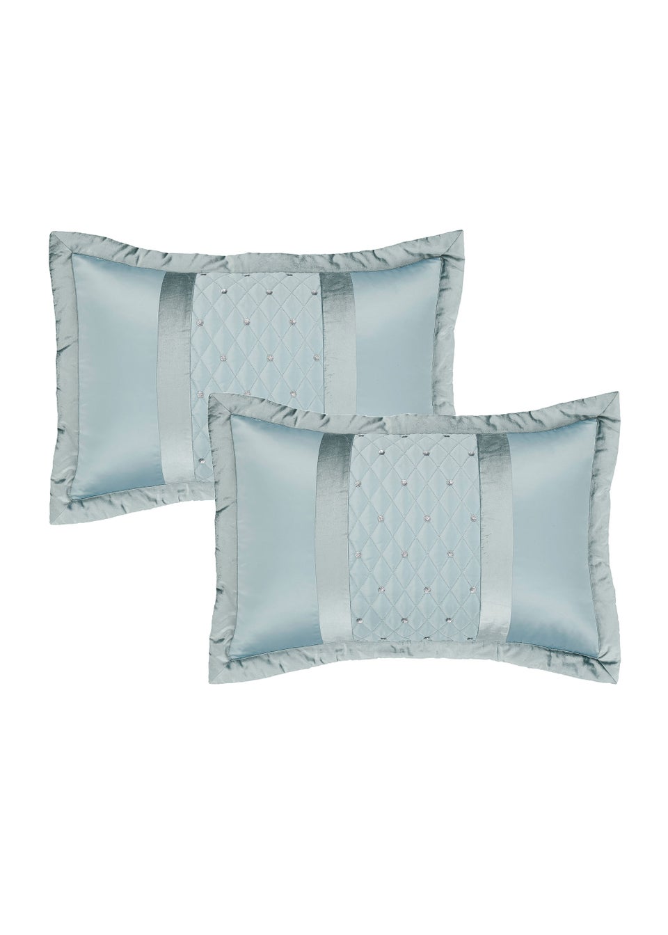 Catherine Lansfield Sequin Cluster Quilted Pillowcase Pair Matalan