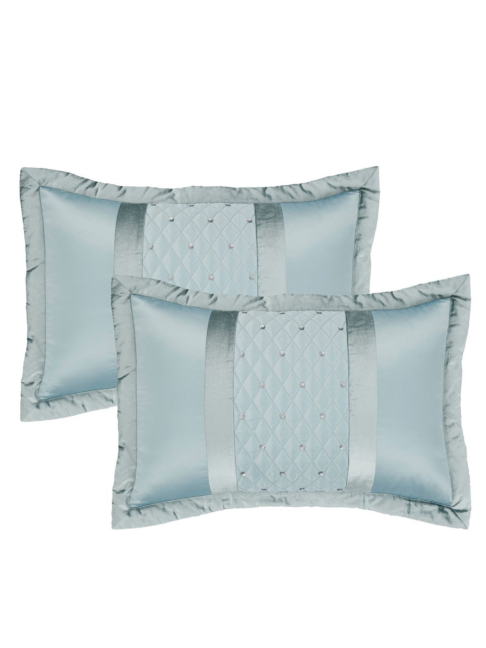 Catherine Lansfield Sequin Cluster Quilted Pillowcase Pair Matalan
