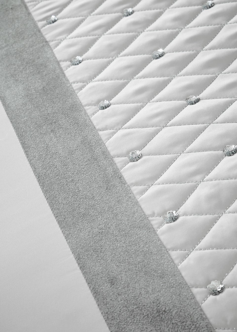 Catherine Lansfield Sequin Cluster Quilted Pillowcase Pair
