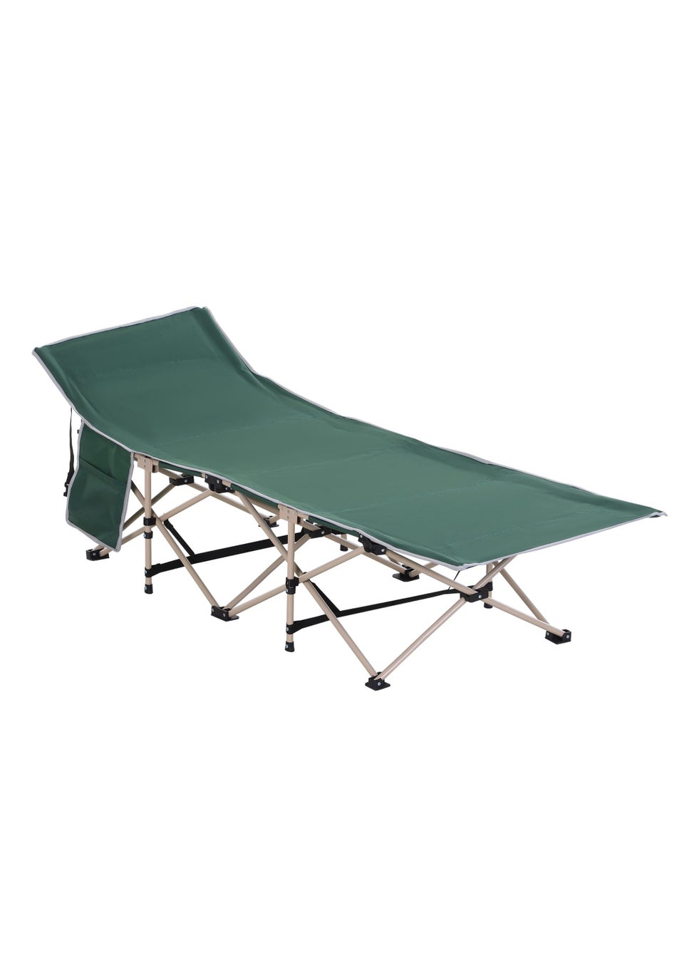Outsunny Single Foldable Camping Bed (190cm x 68cm x 52cm)