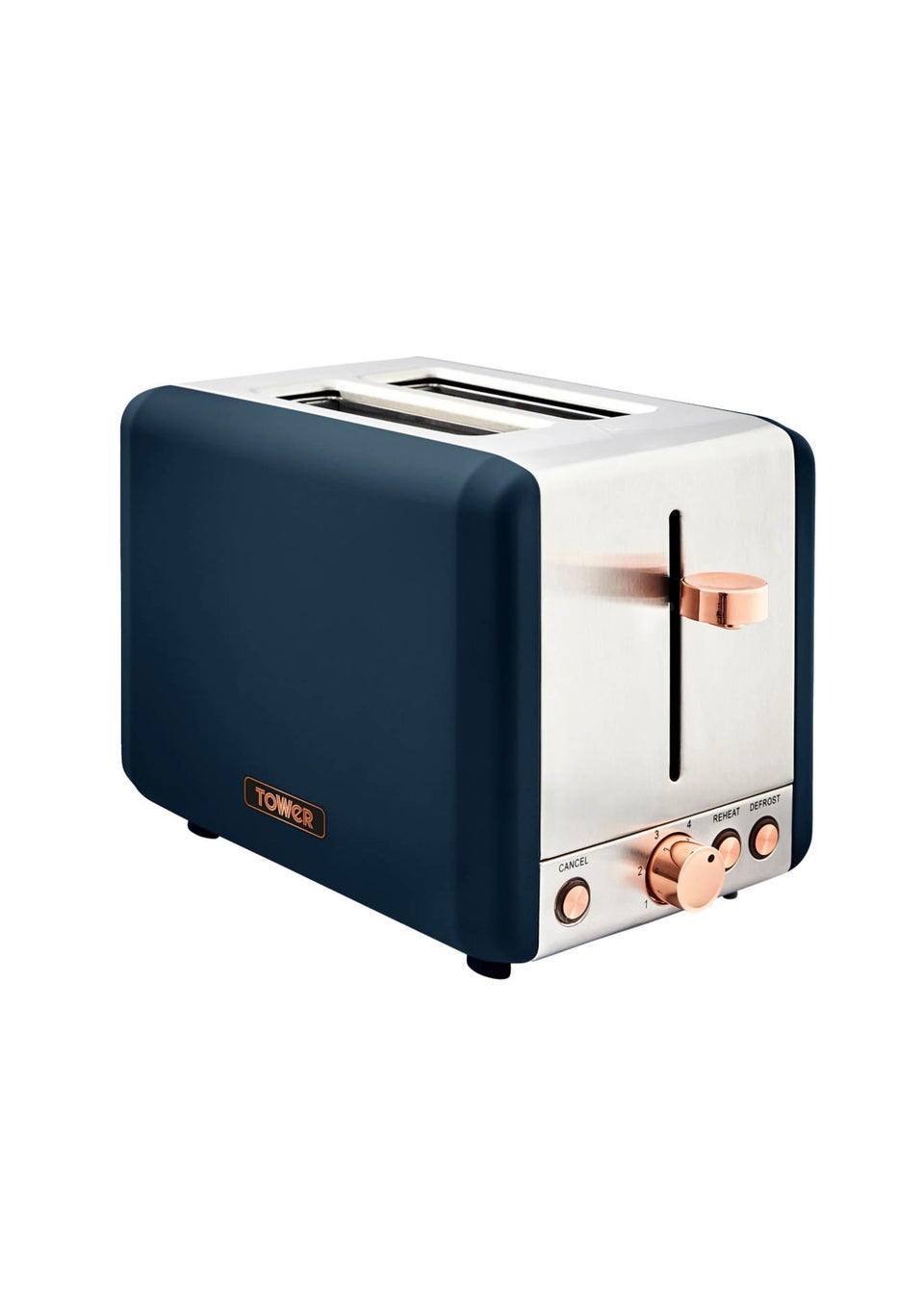 Tower Cavaletto 2 Slice Stainless Steel Toaster