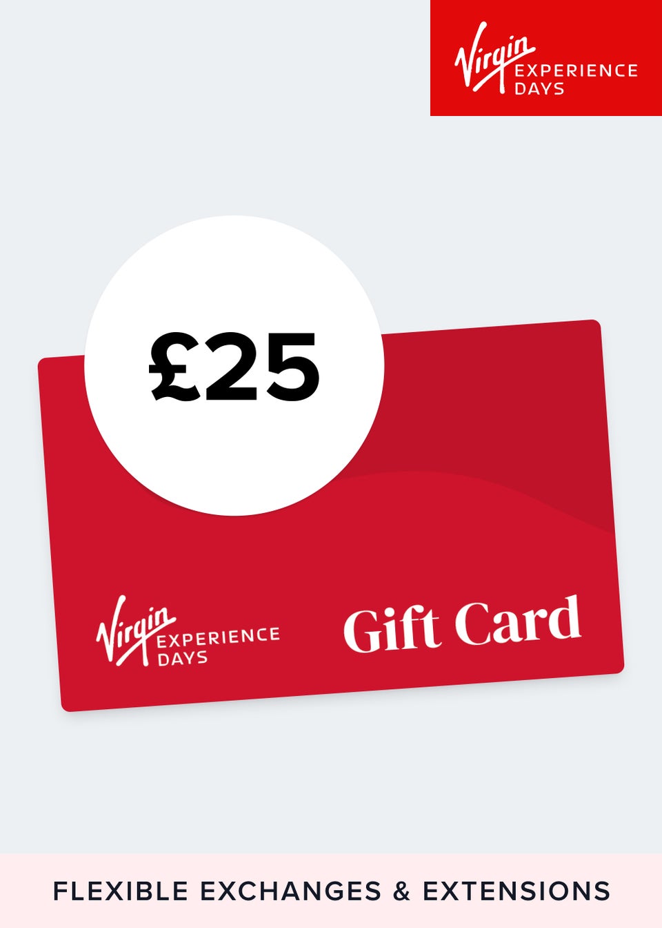 Virgin Experience Days  £25 Gift Card