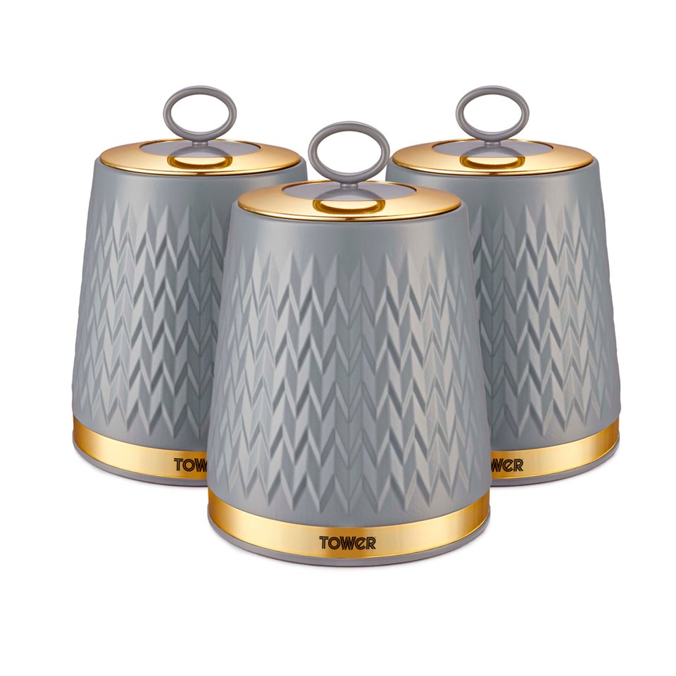 Tower Empire Set Of 3 Canisters
